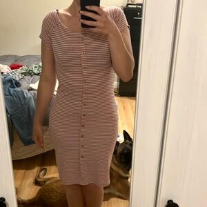 Striped Pink Dress